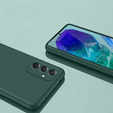 Чoхол до Samsung Galaxy M55 5G, Silicone Lite, темно-зелений