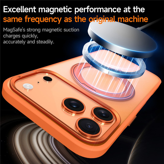 SULADA Magnetic Matte - чохол MagSafe з підставкою для iPhone 17 Pro