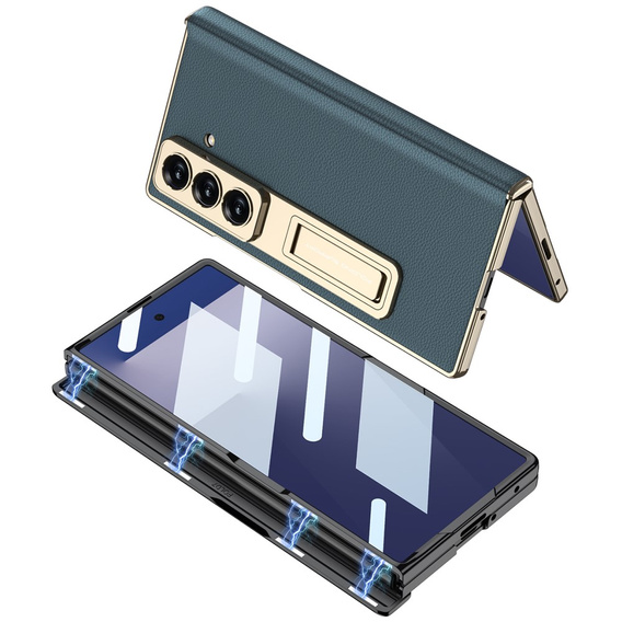 Чехол GKK со стеклом и подставкой для Samsung Galaxy Z Fold7 5G