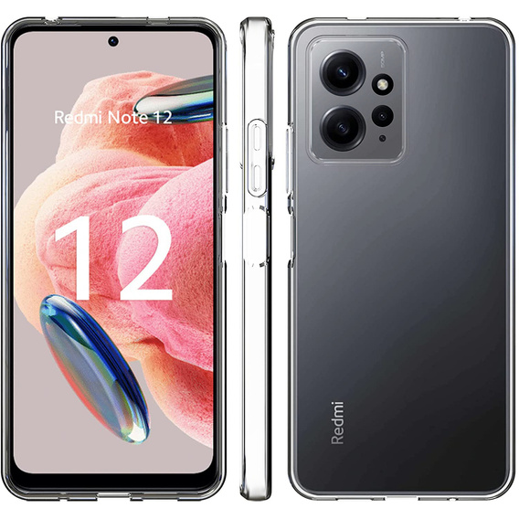 Тонкий чохол до Xiaomi Redmi Note 12 4G, Slim, прозорий