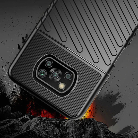 Чoхол до Xiaomi Poco X3 NFC, Thunder, чорний