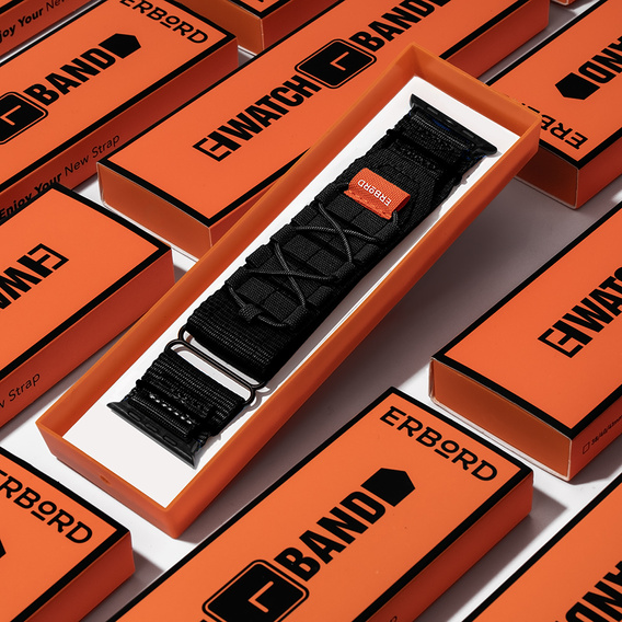 Нейлоновый ремешок ERBORD Runner для Apple Watch 1/2/3/4/5/6/7/8/9/SE/ULTRA/ULTRA 2 42/44/45/49MM