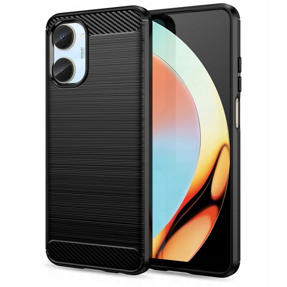 Чoхол до Realme 10 4G, Carbon, чорний
