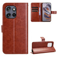 Откидной чехол для Motorola Edge 50 Neo / Motorola ThinkPhone 25, Crazy Horse Wallet, коричневый