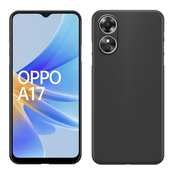 Тонкий корпус для Oppo A17, Slim, чёрный
