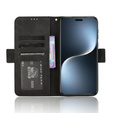 Откидной чехол для Honor Magic 7 Pro, Card Slot, чёрный