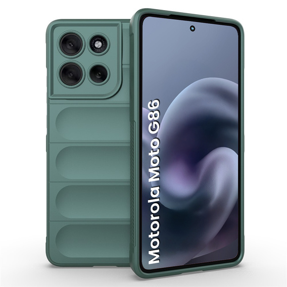 Чехол до Motorola Moto G86 Power 5G, Gaming Shockproof, зелёный