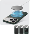 Чехол BENKS Kevlar для Samsung Galaxy S25 Ultra, для MagSafe, Carbon Fiber, чёрный