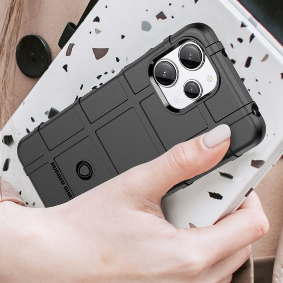 Чoхол до Xiaomi Redmi 12 4G, Rugged Shield, чорний