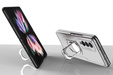 Чехол GKK KickStand Ring до Samsung Galaxy Z Fold3 5G, Cam Shield, Silver