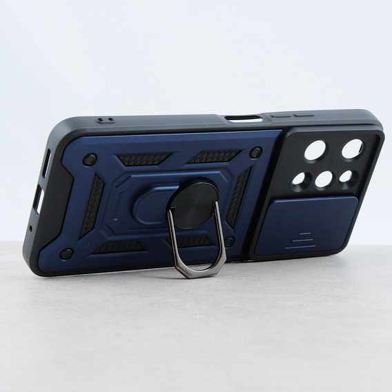Чохол NOX Camera Slide Xiaomi Redmi 12, CamShield Slide, темно-синій