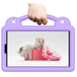 Дитячий чохол для планшета Samsung Galaxy Tab A7 Lite 8.7 T220/T225, Cute Patterns, з підставкою, фіолетовий