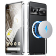 Защитный чехол для камеры Google Pixel 8, CamShield MagSafe, прозрачный / серебряный