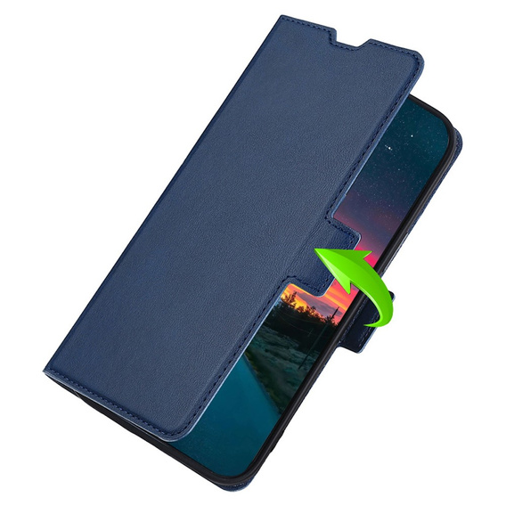 Откидной чехол для Motorola Moto G22, Magnetic Clasp, темно-синий