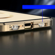 Магнітний чохол Dual Glass MagSafe для iPhone 15 Pro Max, золотий