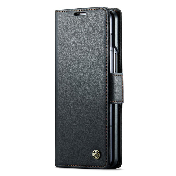 CASE фліп-чохол для Samsung Galaxy Z Fold6 5G, Litchi Wallet, чорний