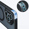 Чохол для Honor 400 Pro 5G, для MagSafe, ERBORD Matt Case, чорний + захисне скло