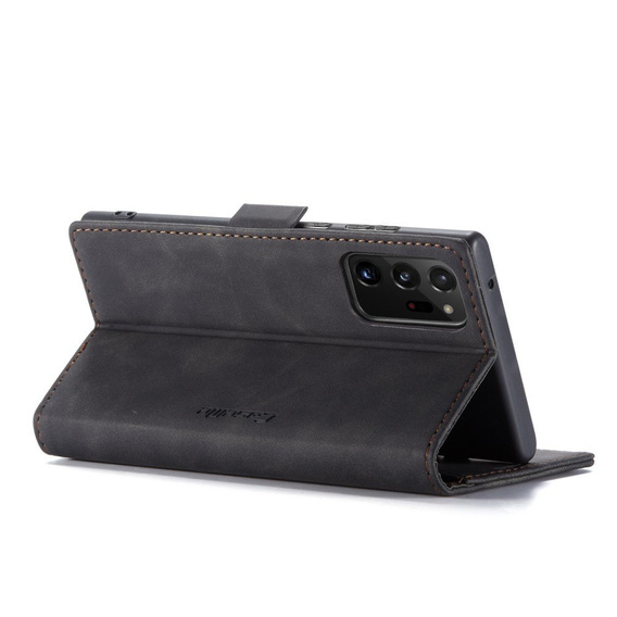 Чохол-сумка для Samsung Galaxy Note 20 Ultra, Leather Wallet Case, чорний