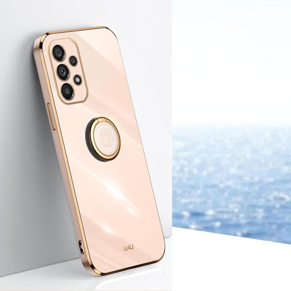 Чoхол до Samsung Galaxy A53 5G, Electro Ring, рожевий