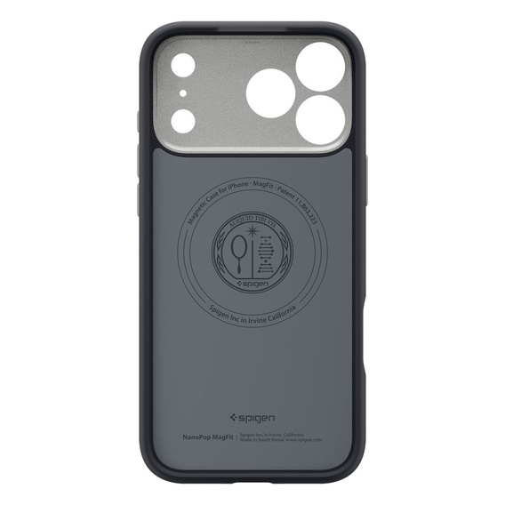Spigen Чехол для iPhone 17 Pro, Nano Pop Mag MagSafe, черный кунжут
