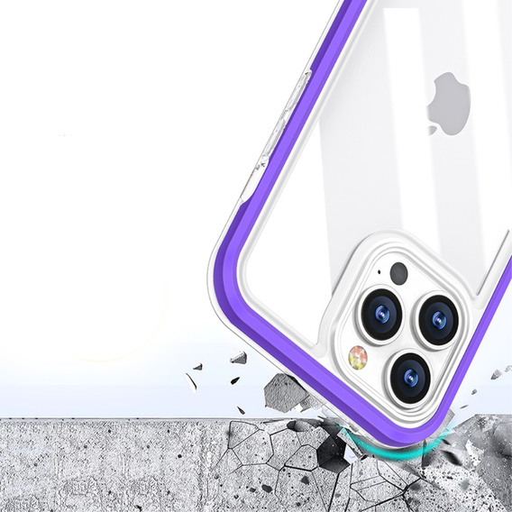 Чехол Hybrid Frame для iPhone 13 Pro, Фиолетовый 