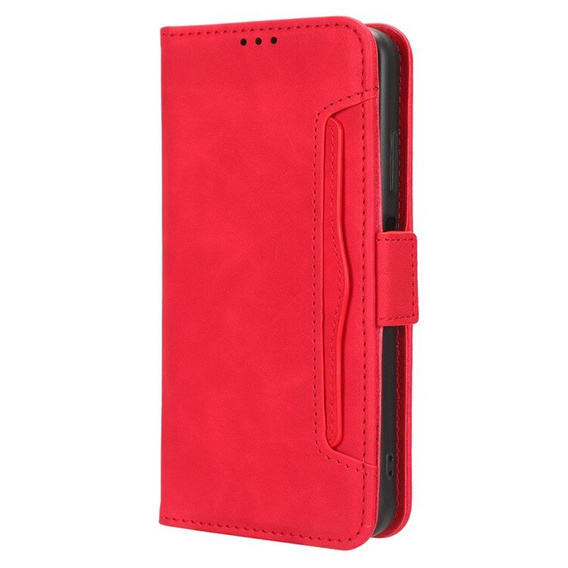 Футляр з клапаном для TCL 40 NxtPaper, Card Slot, червоний