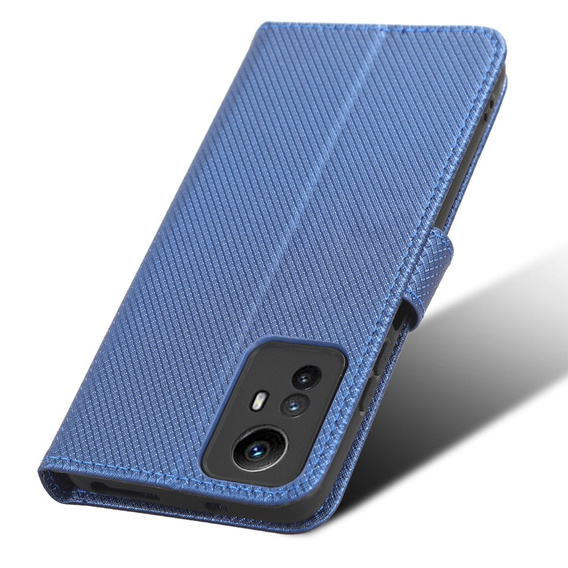 Откидной чехол для Xiaomi Redmi Note 12S 4G, Wallet Smart Magnet, синий