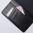 Откидной чехол для Motorola Moto G54 5G, Butterfly, чёрный