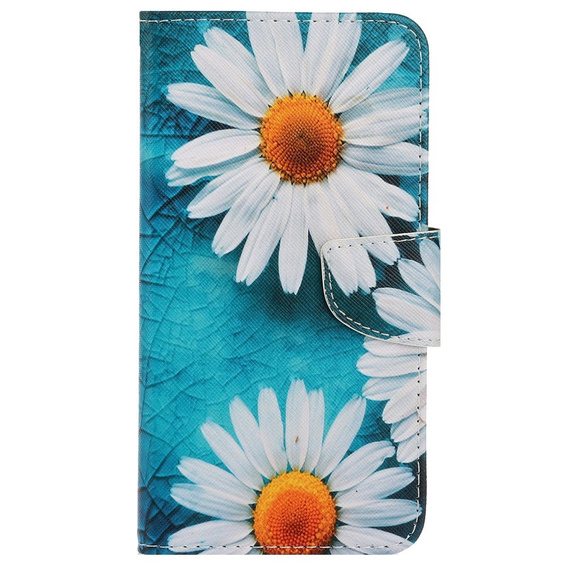 Откидной чехол для Xiaomi Redmi 13C / Poco C65, Wallet, Daisy, синий