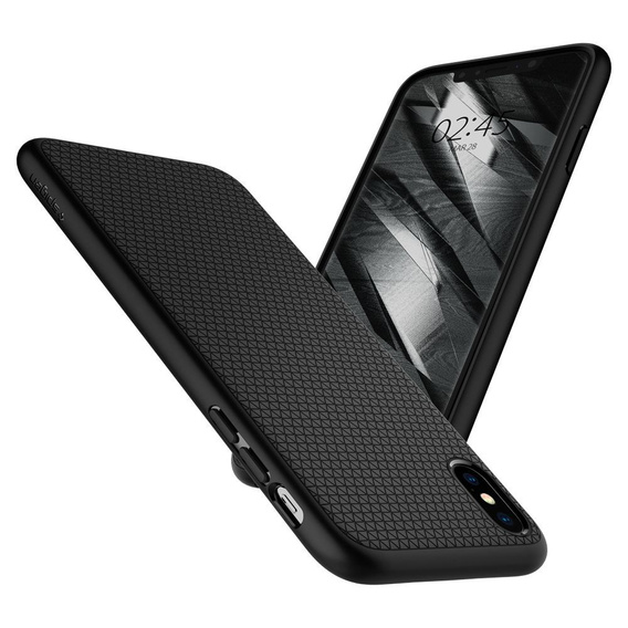 Чехол Spigen до iPhone X/XS, Liquid Air, чёрный