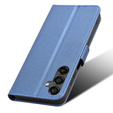 Откидной чехол для Samsung Galaxy M55 5G, Wallet Smart Magnet, синий