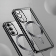 Чехол для Samsung Galaxy S23, Electro MagSafe, чёрный + стекло для экрана