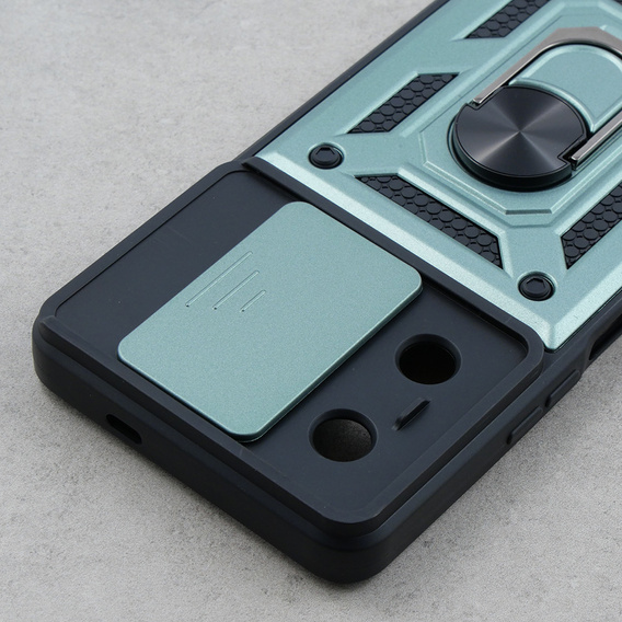 Чехол NOX Camera Slide Infinix Note 30 5G, CamShield Slide, зеленый