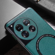 Чехол до OnePlus 12 5G, Leather Hybrid MagSafe, зелёный