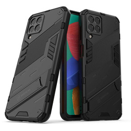 Чехол для Samsung Galaxy M33 5G, Military kickstand, чёрный