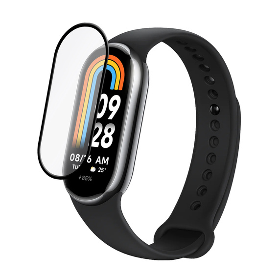 2x Гібридне скло ERBORD для Xiaomi Smart Band 10 / 9 / 8