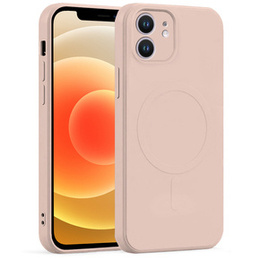 Чехол Silicone до iPhone 11, MagSafe, Pink