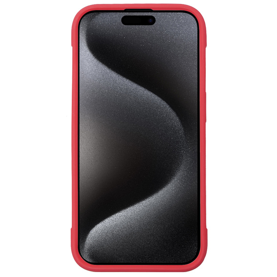 Чохол для iPhone 15 Pro, ERBORD Armor Mag, червоний