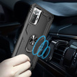Броньований Чoхол до Xiaomi Redmi Note 10 Pro, Nox Case Ring, чорний