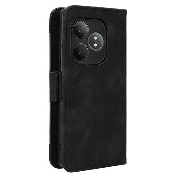 Футляр з клапаном для Realme GT 6 / 6T, Card Slot, чорний