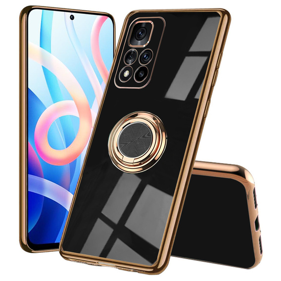 Чехол до Xiaomi Poco M4 Pro 5G / Redmi Note 11S 5G, Electro Ring, чёрный