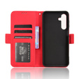 Откидной чехол для Samsung Galaxy A16, Card Slot, красный