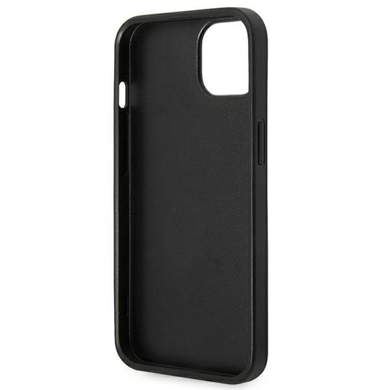 Чехол Karl Lagerfeld до iPhone 14, Saffiano Choupette Head Patch, серебряный