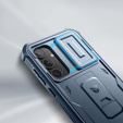Бронированный чехол для Samsung Galaxy A35, Dexnor Full Body (Two Frames), синий