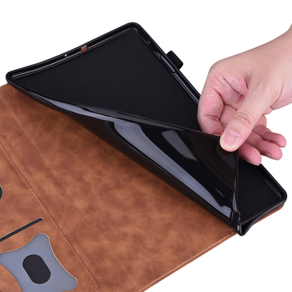 Чехол для Xiaomi Redmi Pad Pro / Xiaomi Poco Pad, Classic, с местом для стилуса, коричневый