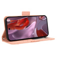 Футляр з клапаном для Google Pixel 9A, Card Slot, рожевий