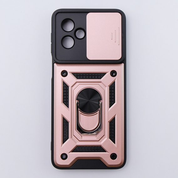 Чохол NOX Camera Slide Motorola Moto G54 5G, CamShield Slide, рожевий rose gold