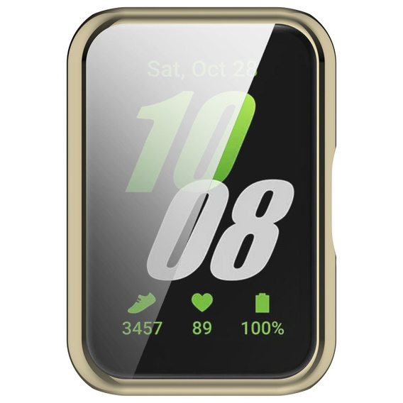 Чехол 2 в 1 с защитой экрана для Xiaomi Redmi Watch 3 Lite / Watch 3 Active, золотой