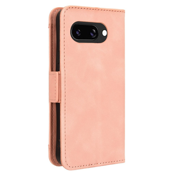 Футляр з клапаном для Google Pixel 9A, Card Slot, рожевий