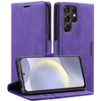 Чохол для Samsung Galaxy S24 Ultra, ERBORD Vintage, гаманець з клапаном, фіолетовий